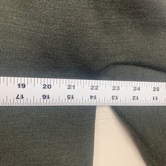 Soft Surroundings Cardigan Sweater Medium Green Long Sleeve Open Front - Picture 3 of 6